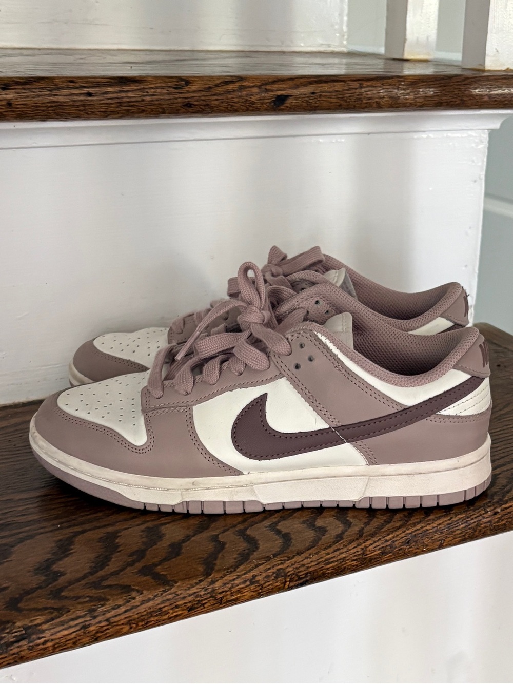 Nike Dunk Low Mauve and White Colorblock
